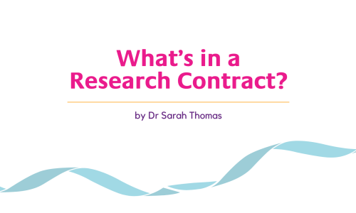 Whats In A Research Contract